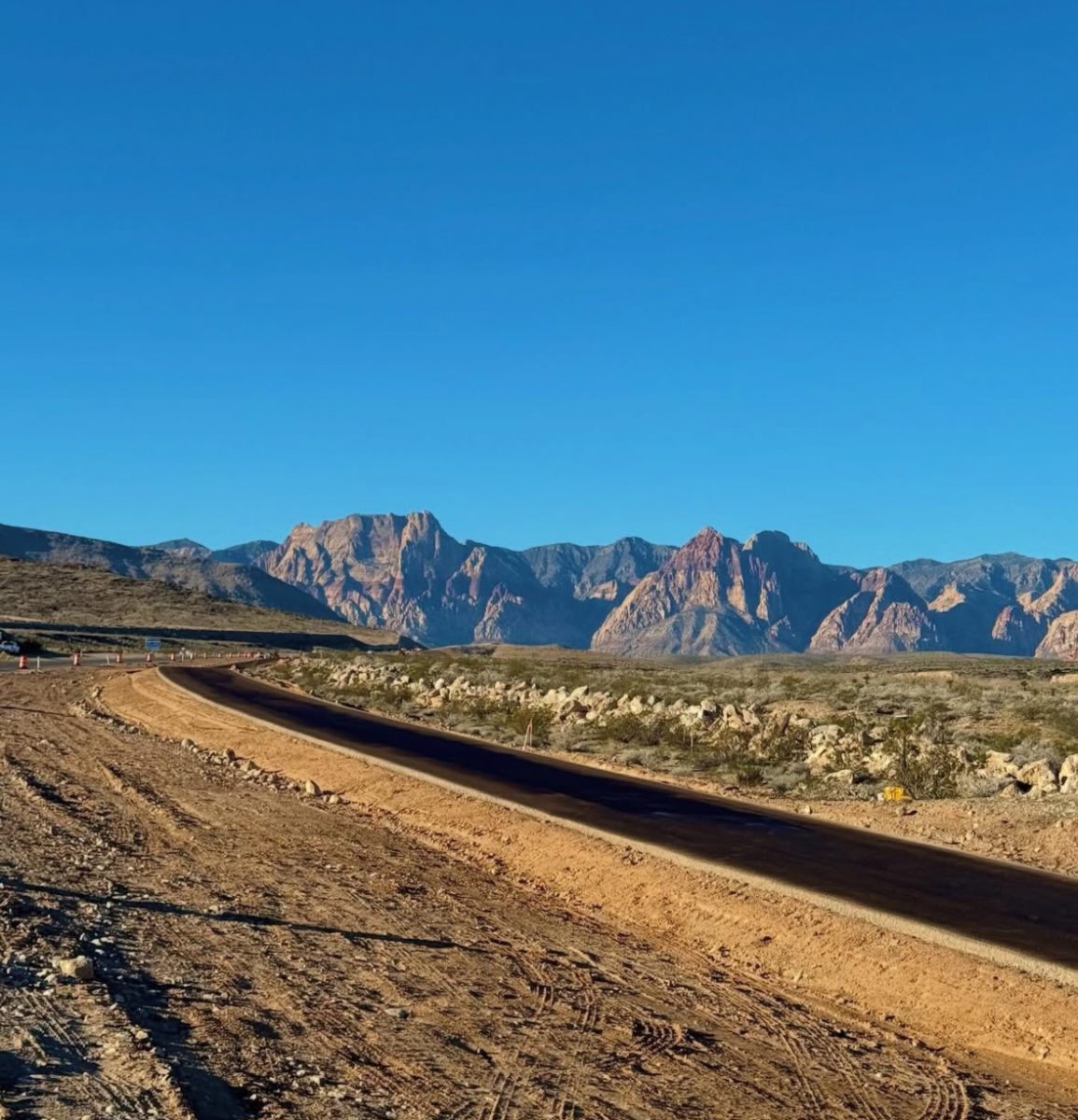 Red Rock Legacy trail freshly paved